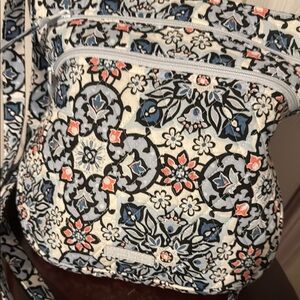Vera Bradley Blue and Black Crossbody Bag with Elegant Design